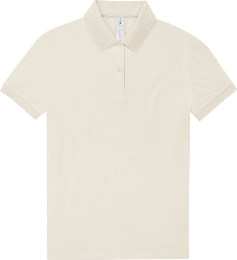 Dámské piqué polo z těžké bavlny - off white