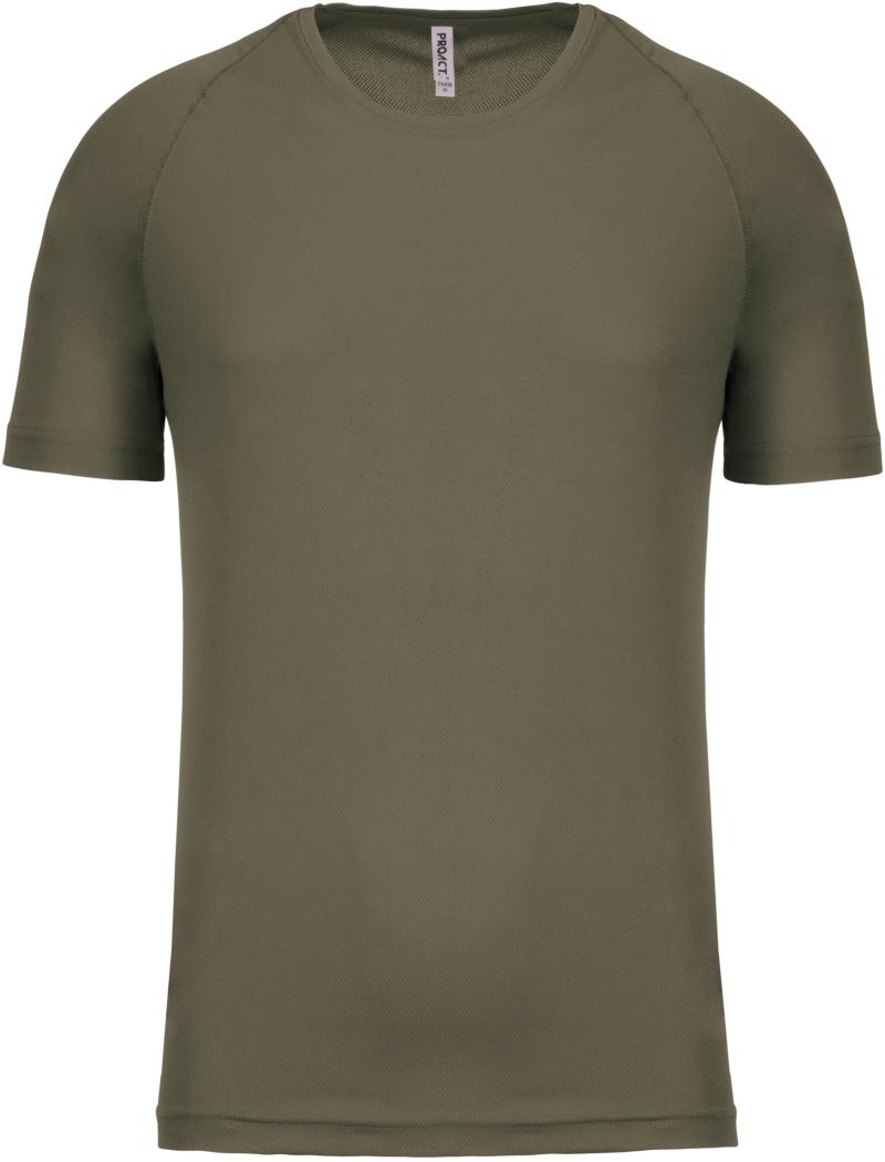 Levně Pánské sportovní tričko - green olive
