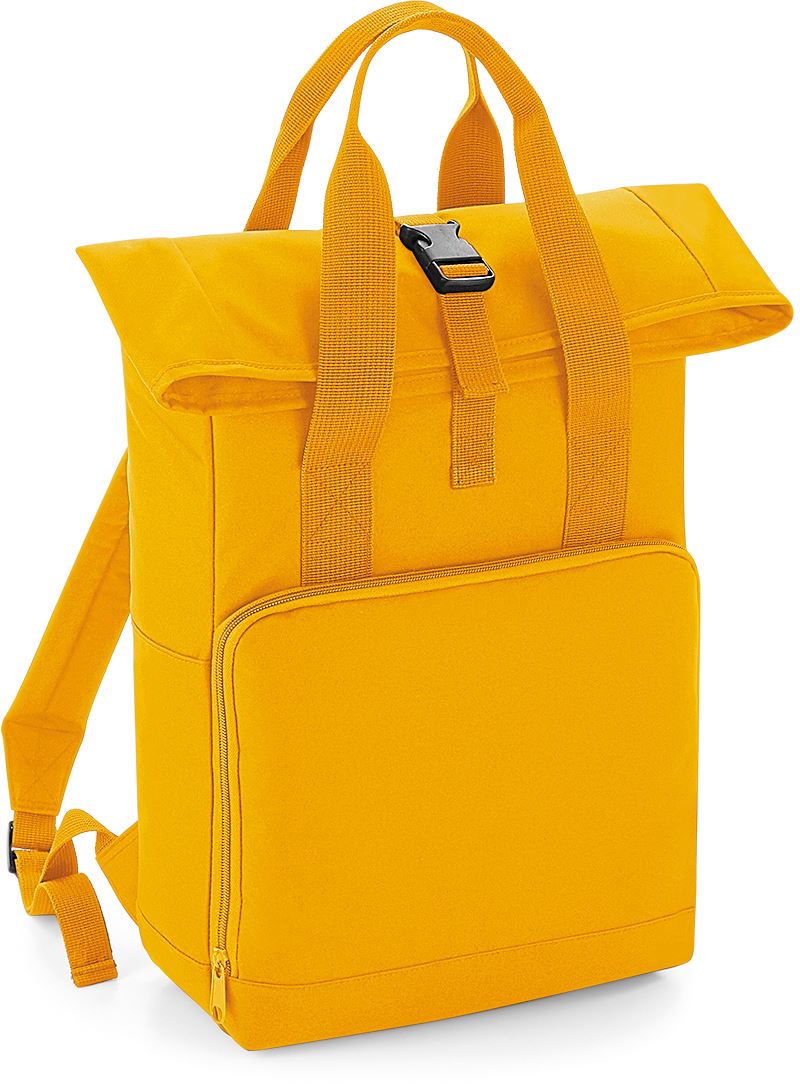 Rolovací batoh s dvojitým držadlem - mustard