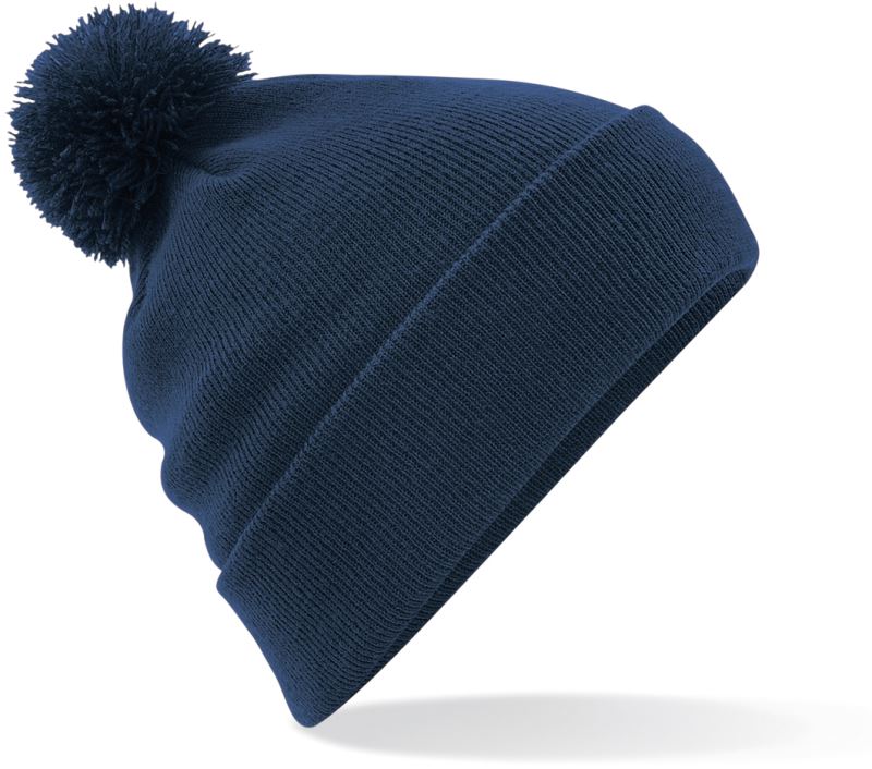 Levně Originální čepice s bambulí - french navy