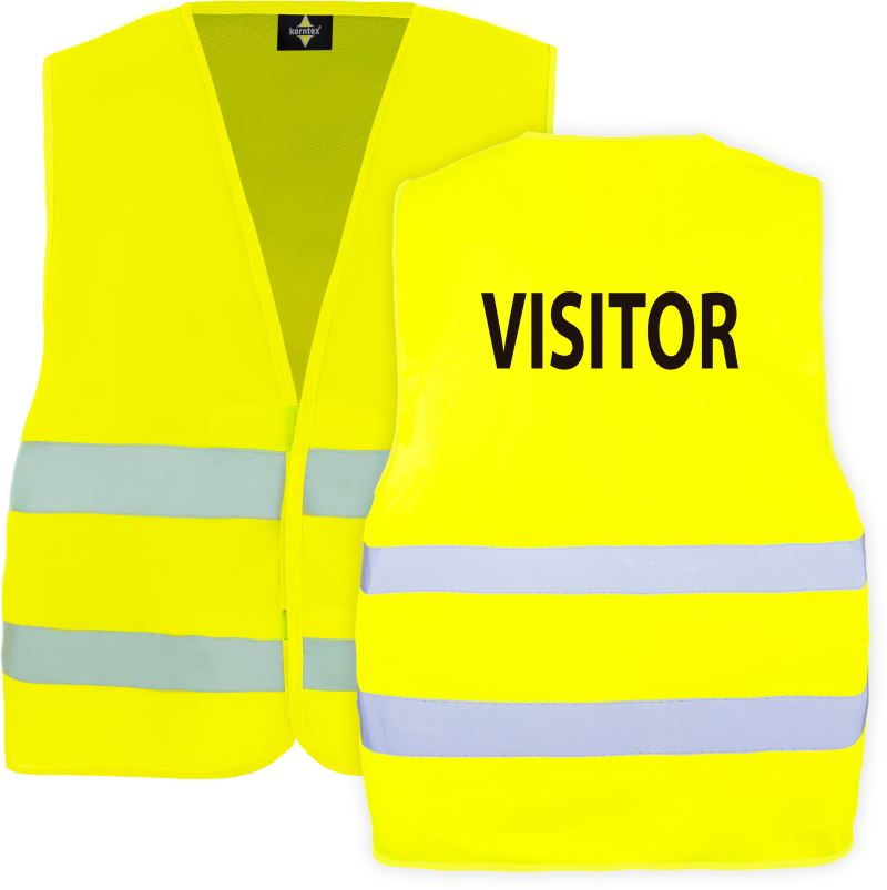 Levně Bezpečnostní vesta "VISITOR" - yellow