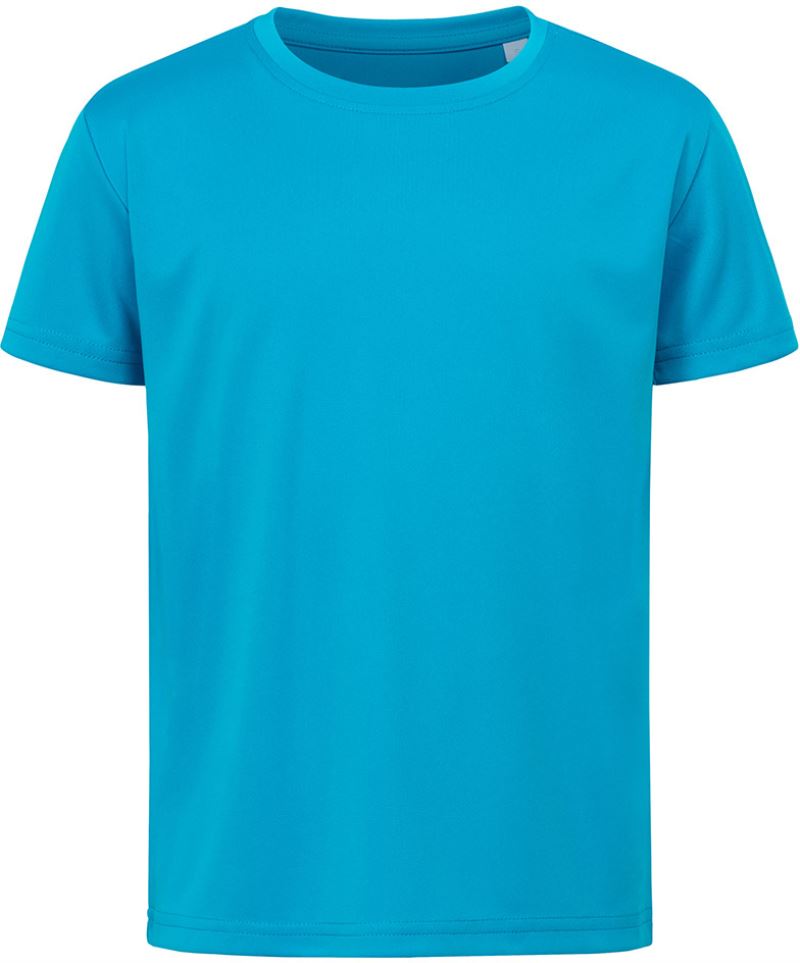 Levně Dětské sportovní tričko Interlock - hawaii blue