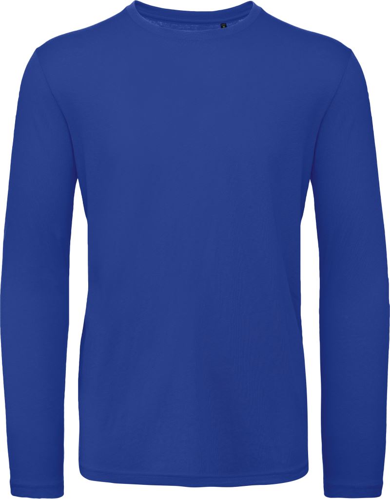 Levně Pánské tričko s dlouhým rukávem - cobalt blue