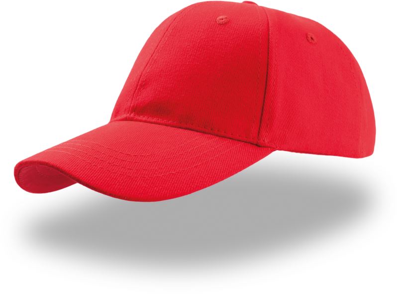 6 panelová kšiltovka z těžké bavlny - red