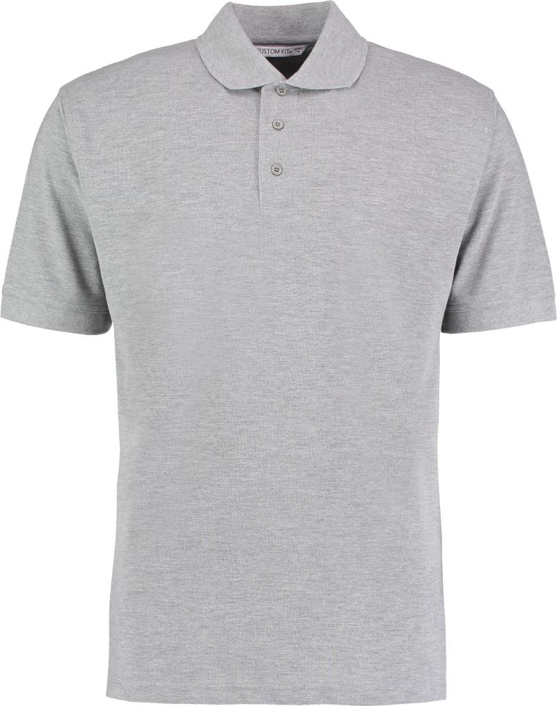 Levně Pánské piqué polo "Superwash" - heather grey