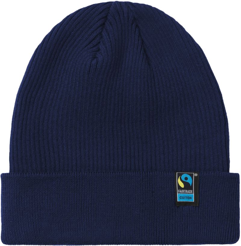 Levně Pletená bio fairtrade čepice - navy