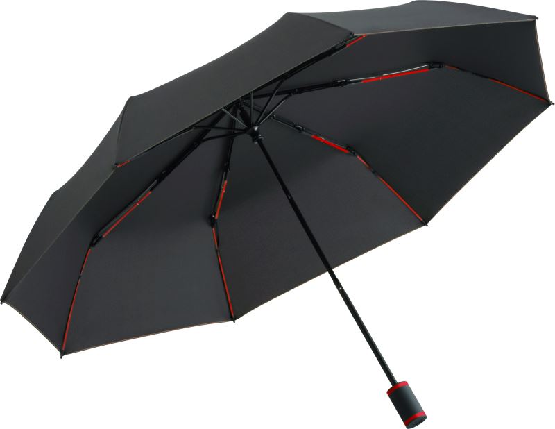 Levně Skládací deštník "Mini Style" - black/red