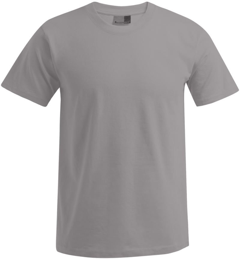Levně Pánské tričko "Premium" - new light grey