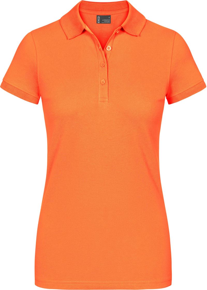 Levně Dámské pracovní piqué polo - EXCD - flame