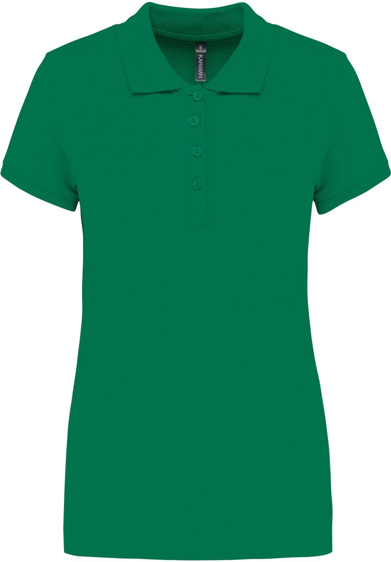 Dámské piqué polo - kelly green