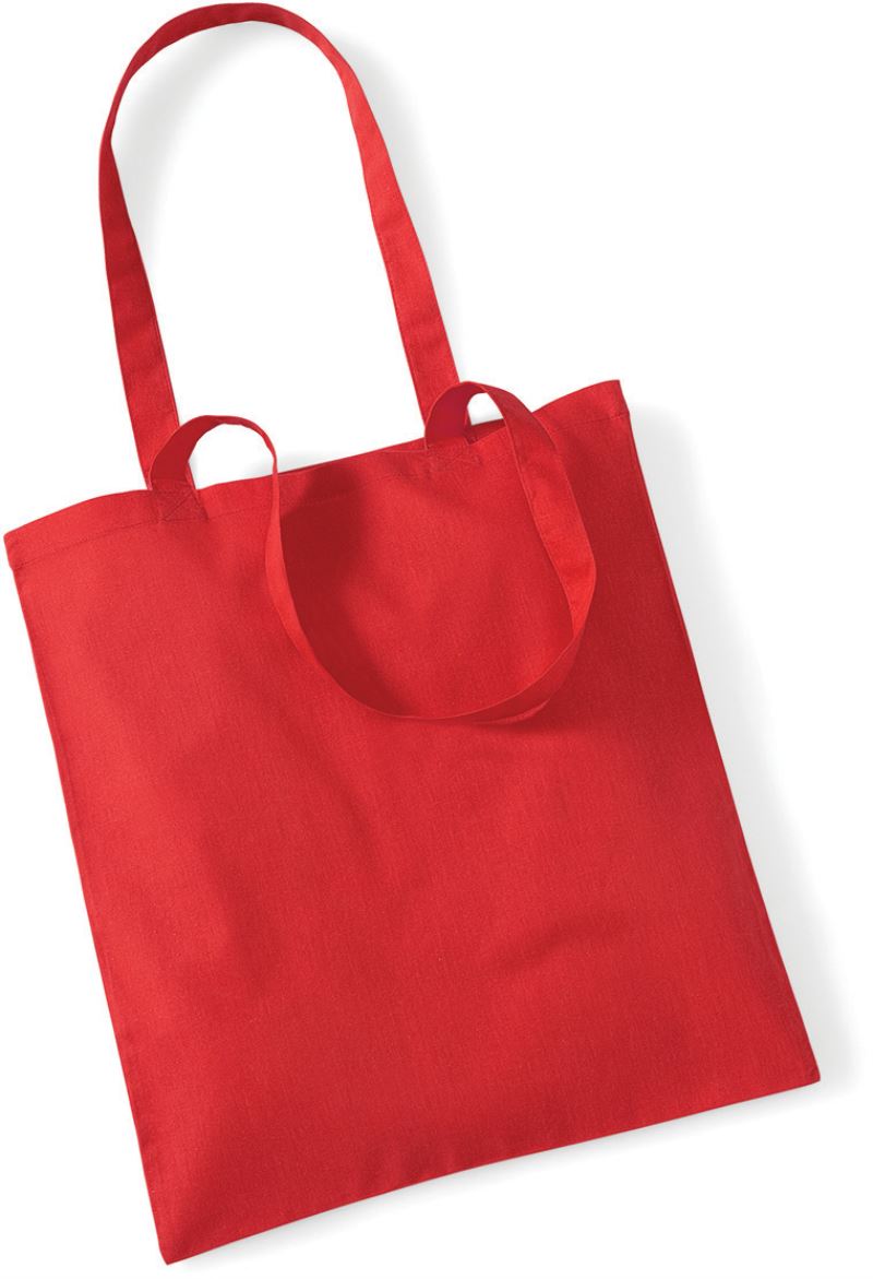 Levně Bavlněná taška "Bag for Life" - bright red
