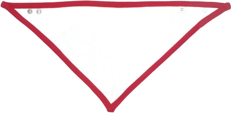 Levně Bryndák bandana - white/red