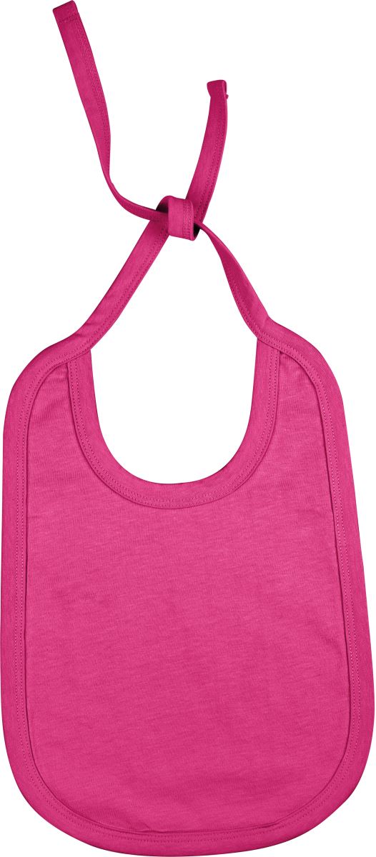 Levně Dětský oboustranný bryndák - fuchsia