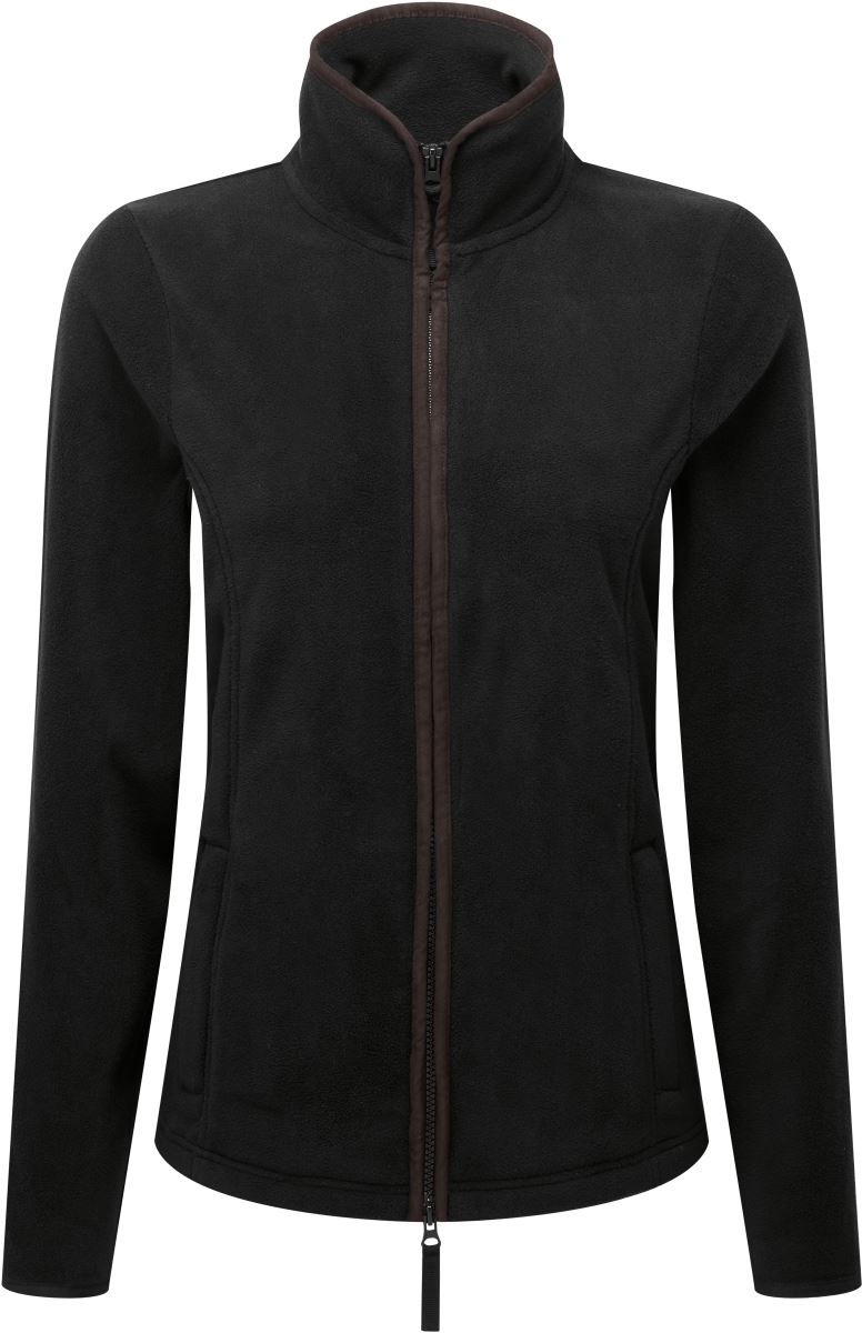 Levně Dámská fleecová bunda „Artisan“ - black/brown