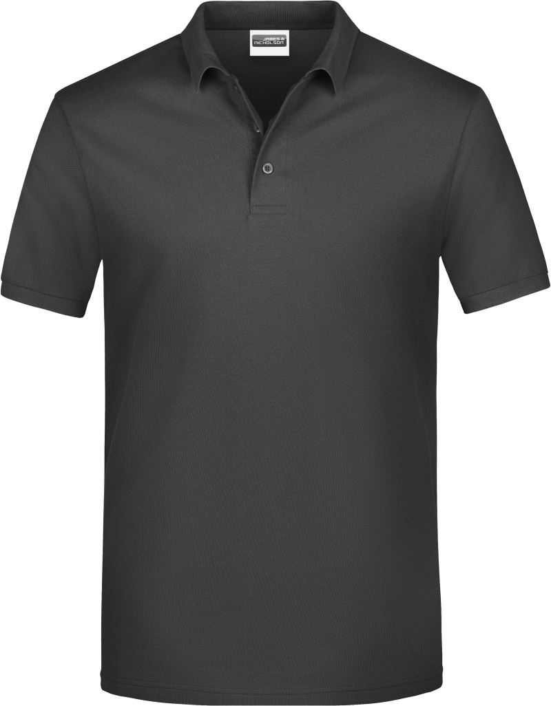 Pánské piqué polo - dark grey