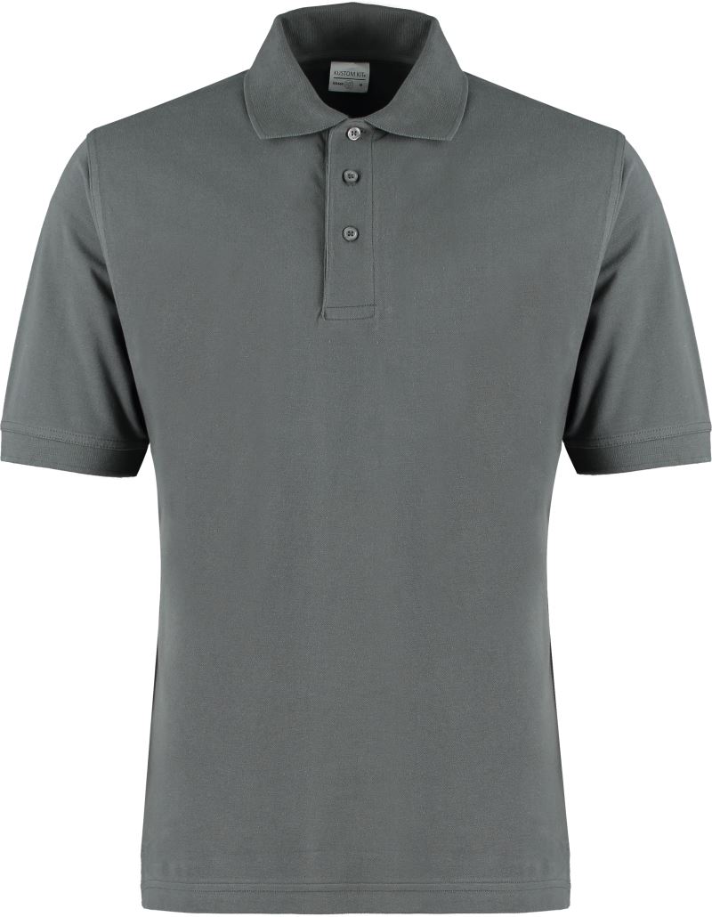 Levně Pánské piqué polo "Superwash" - dark grey
