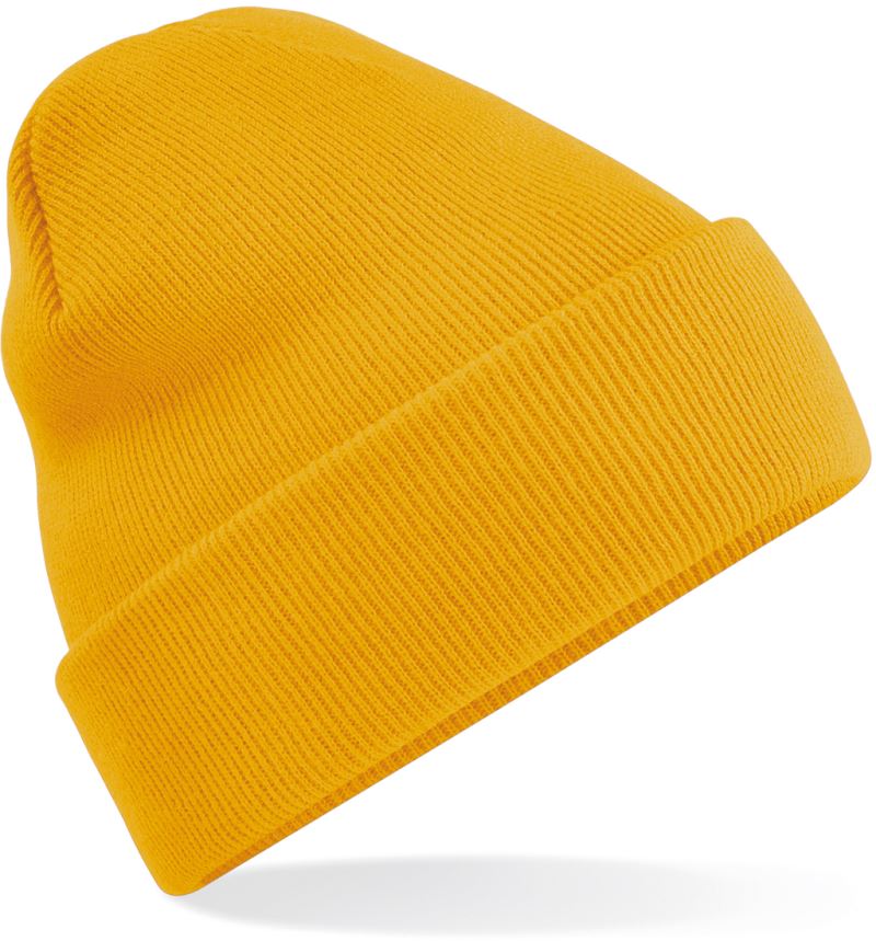 Levně Pletená čepice "Original" - mustard