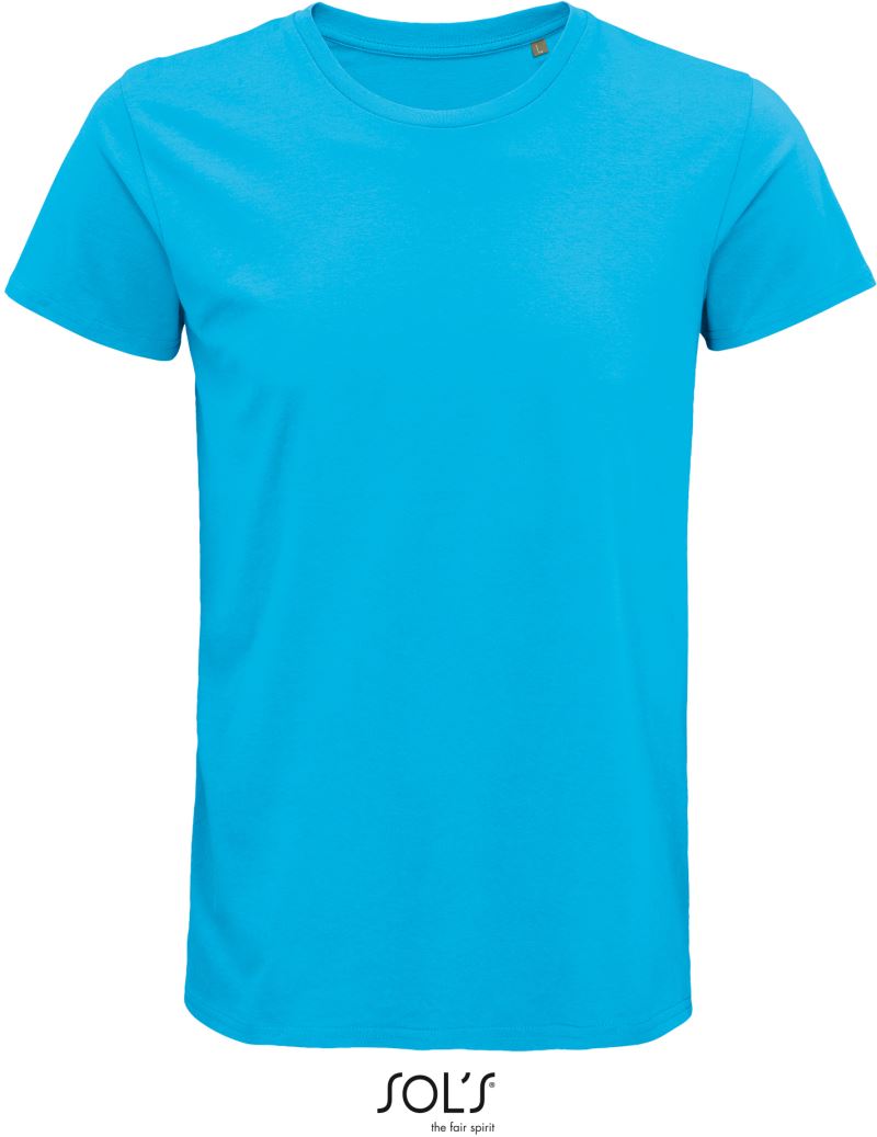 Levně Pánské tričko z bio bavlny - aqua