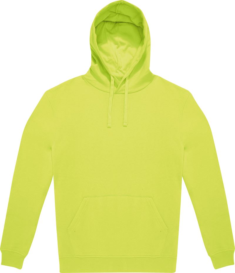 Levně Unisex mikina s kapucí - acid lime