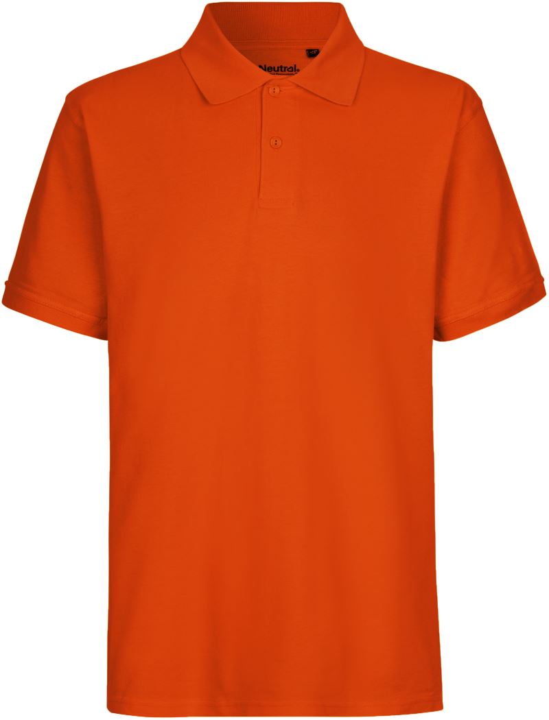 Levně Pánské piqué polo z bio bavlny - orange