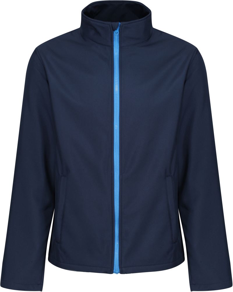 Levně Pánská 2-vrstvá softshellová bunda "Ablaze" - navy/french blue