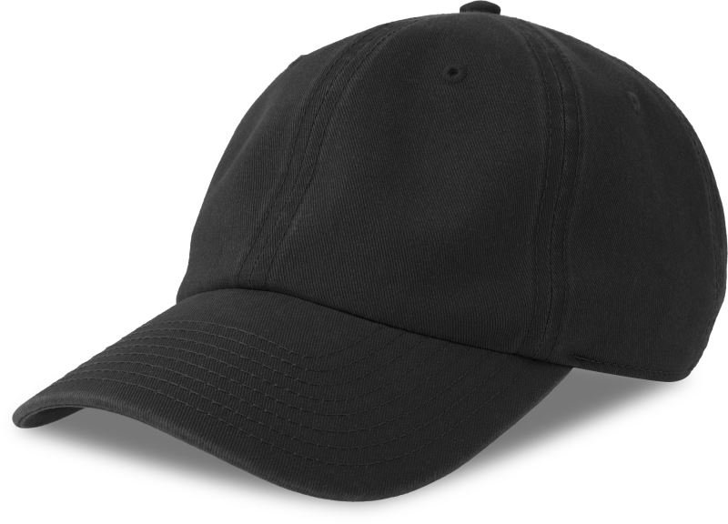 Levně 6 panelová vintage kšiltovka - black