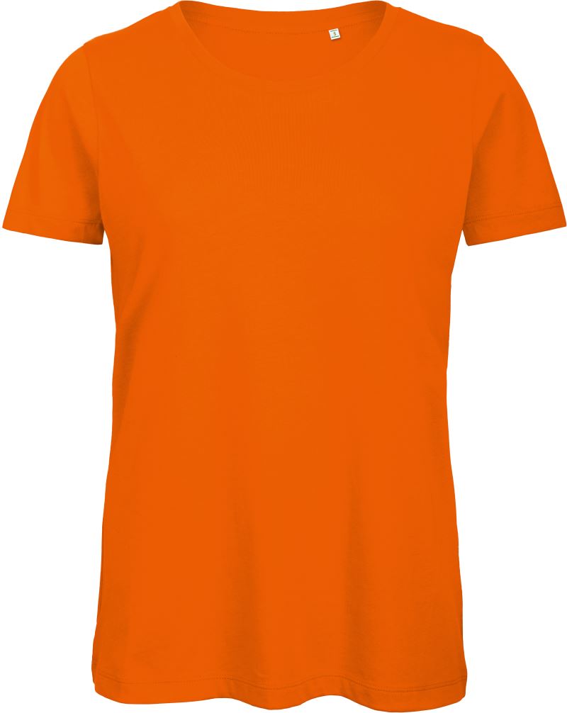 Levně Dámské tričko Medium Fit z bio bavlny - orange