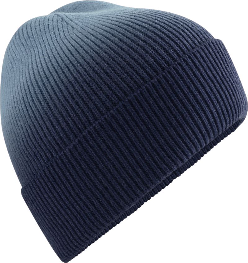 Levně Pletená čepice - navy dip dye