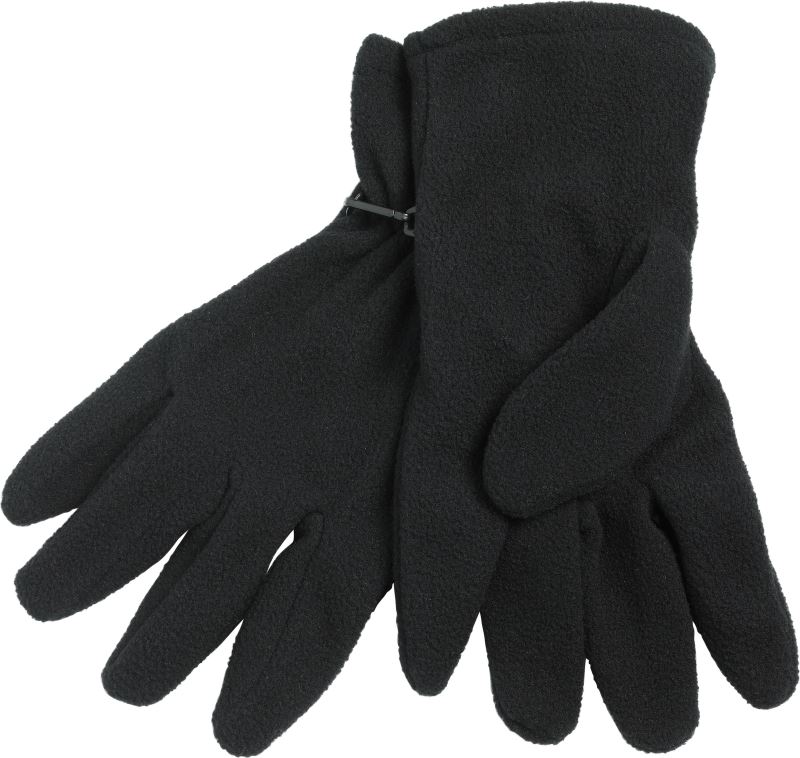 Levně Mikrofleecové rukavice - black