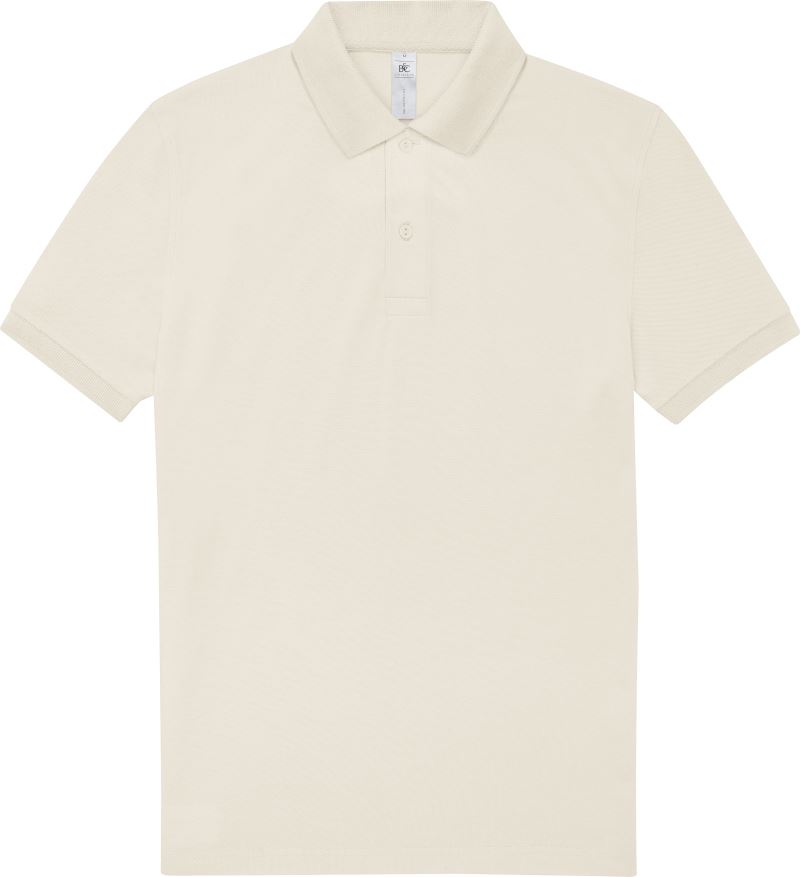 Levně Piqué polo z těžké bavlny - off white