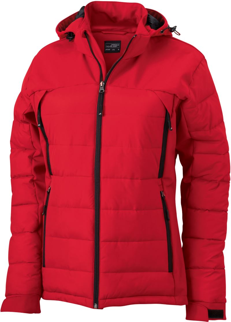 Levně Dámská outdoorová hybridní bunda - red