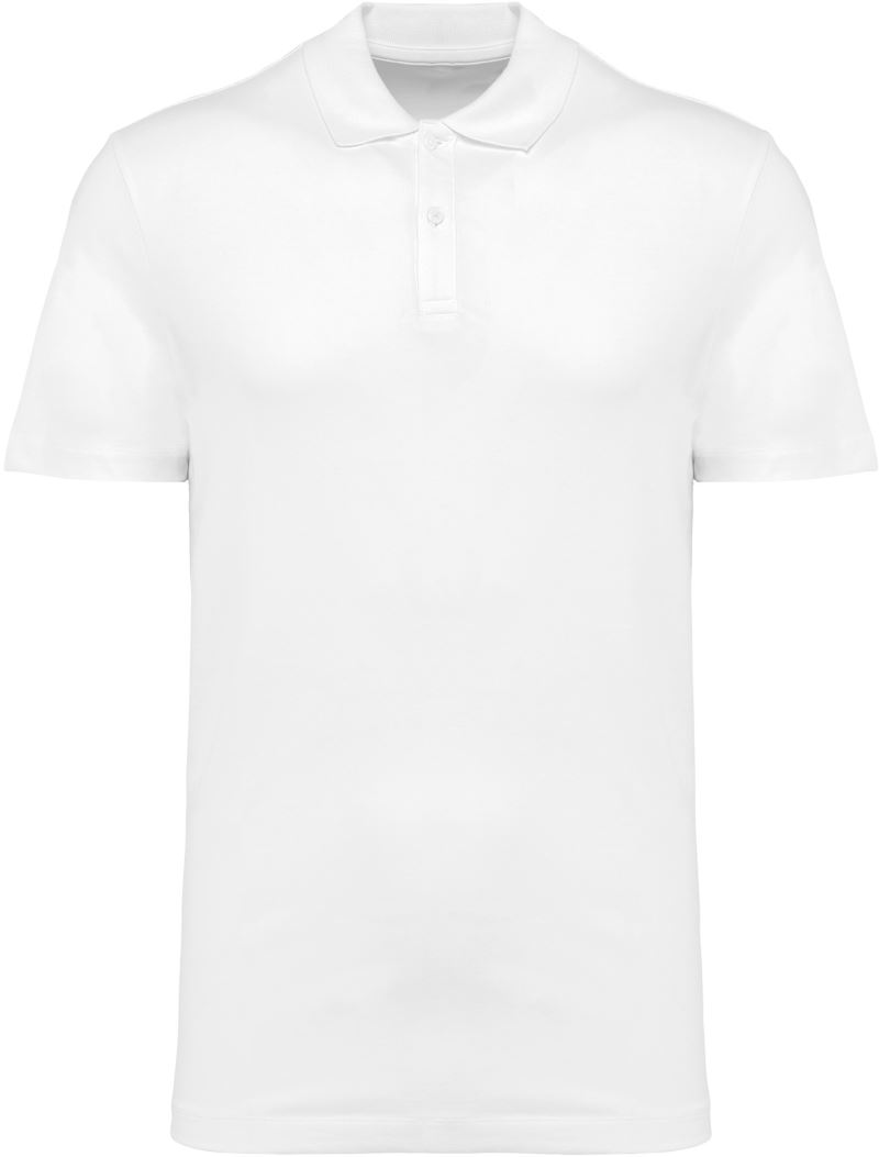 Levně Pánské Supima® strečové piqué polo - white