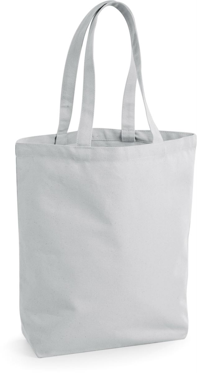 Levně Fairtrade bavlněná nákupní taška - light grey