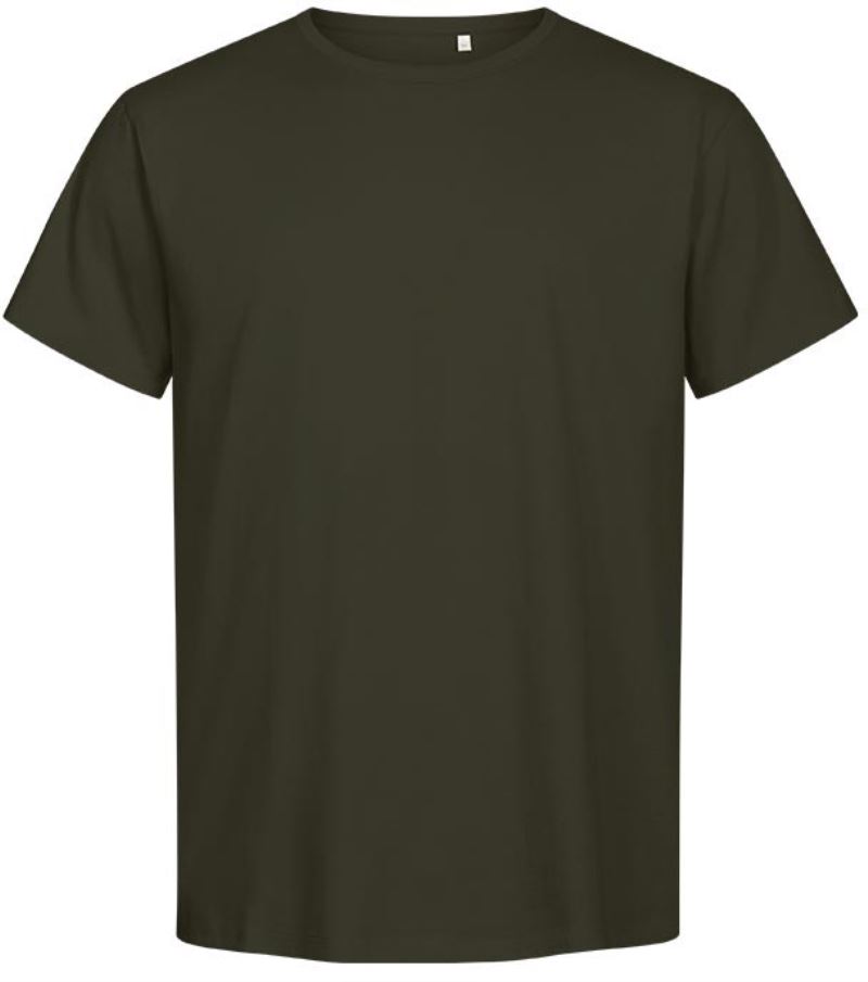 Levně Pánské tričko bio premium - khaki