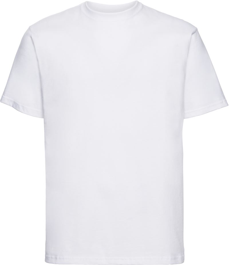 Tričko z těžké bavlny "Authentic" - white