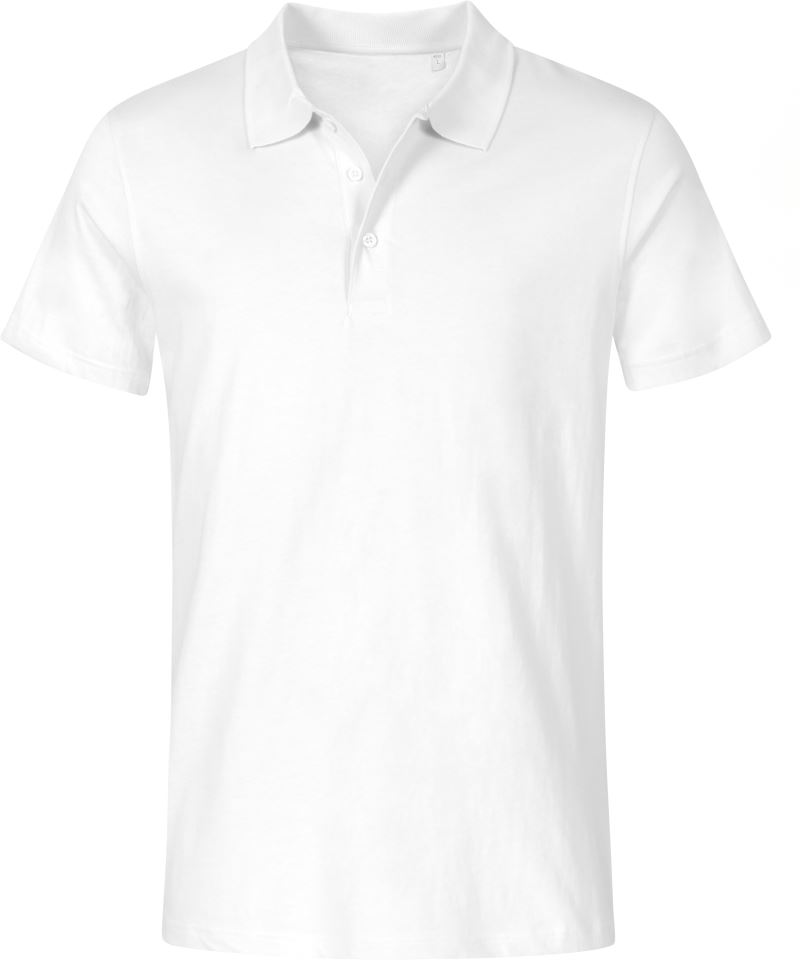 Levně Pánské pracovní žerzejové polo - white
