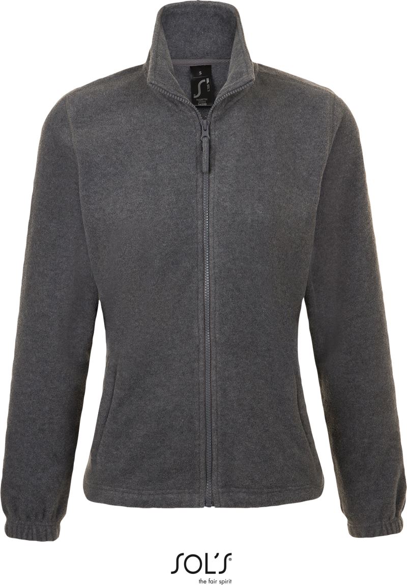 Levně Dámská fleecová bunda - grey melange