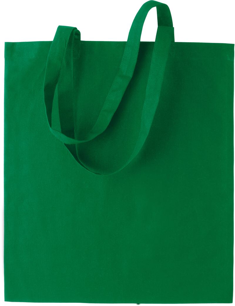 Levně Bavlněná taška s dlouhým uchem - kelly green