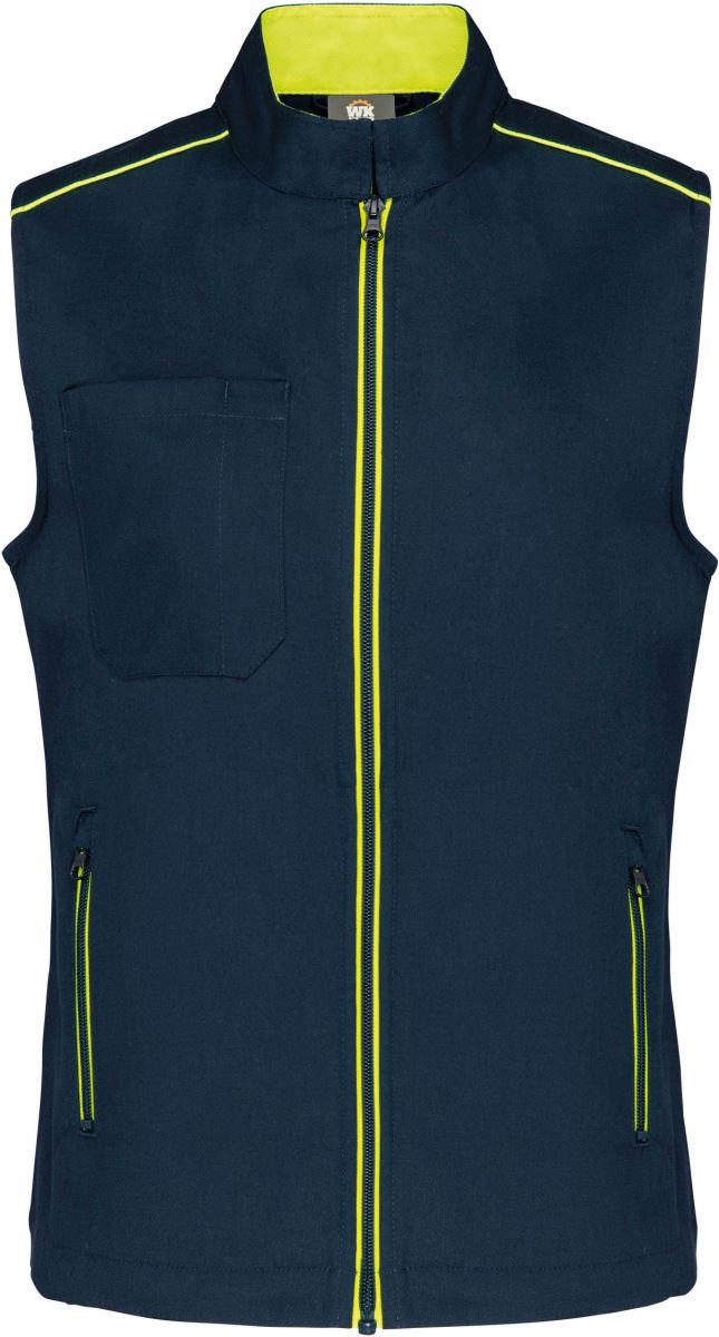 Levně Dámská vesta "Day-to-Day" - navy/fluorescent yellow