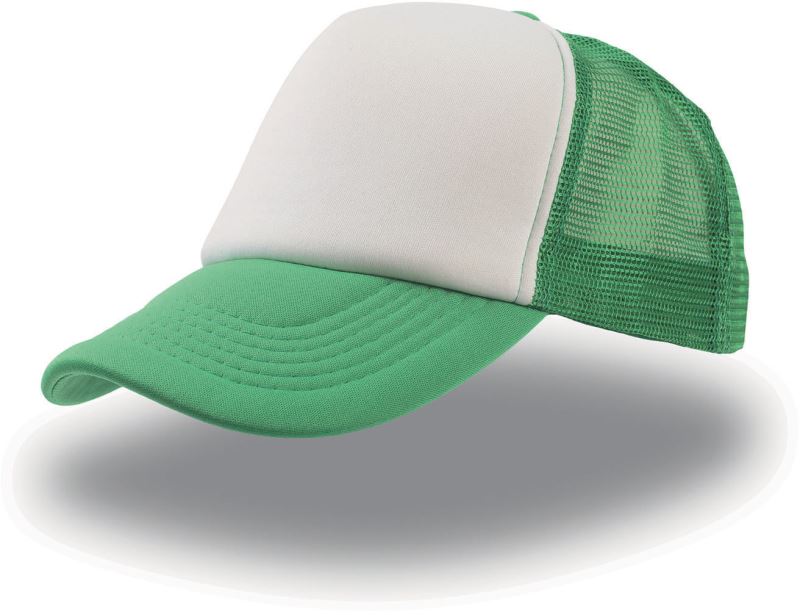 Levně 5 panelová síťovaná kšiltovka - green