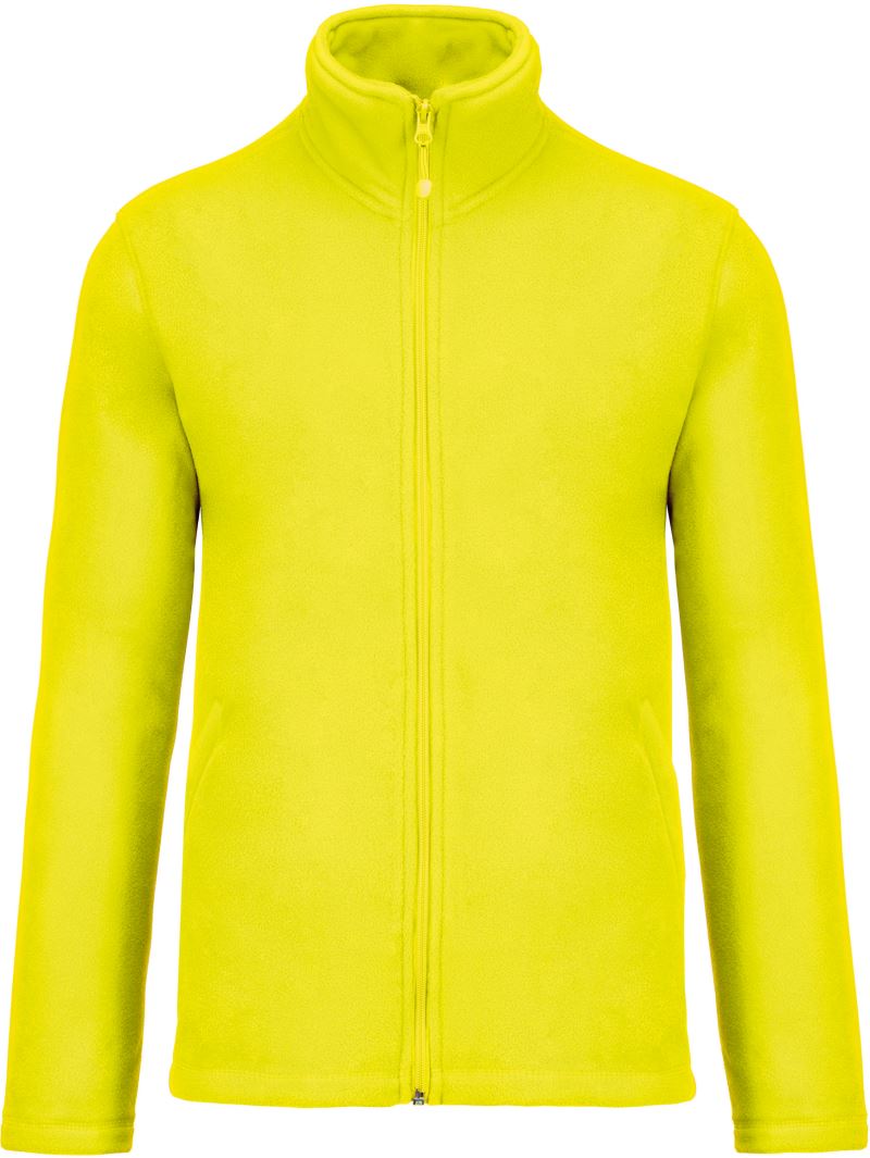 Mikrofleecová bunda "Falco" - fluorescent yellow