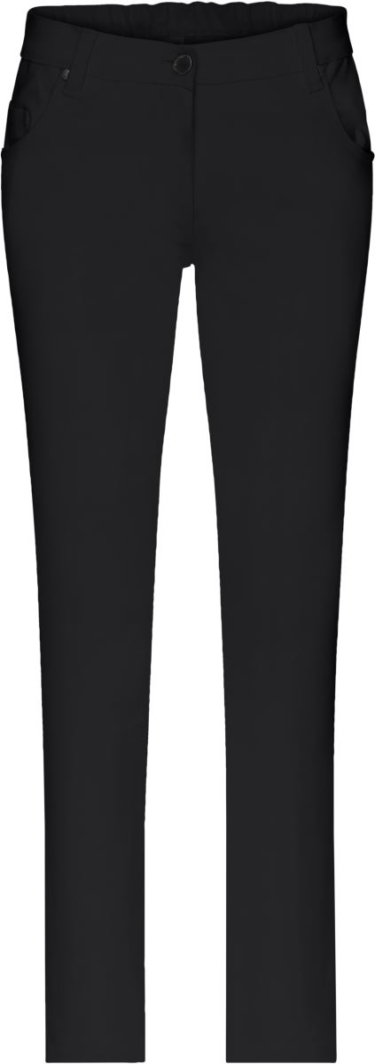 Levně Dámské elastické kalhoty - black