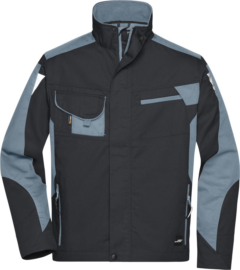 Levně Pracovní bunda - Strong - black/carbon