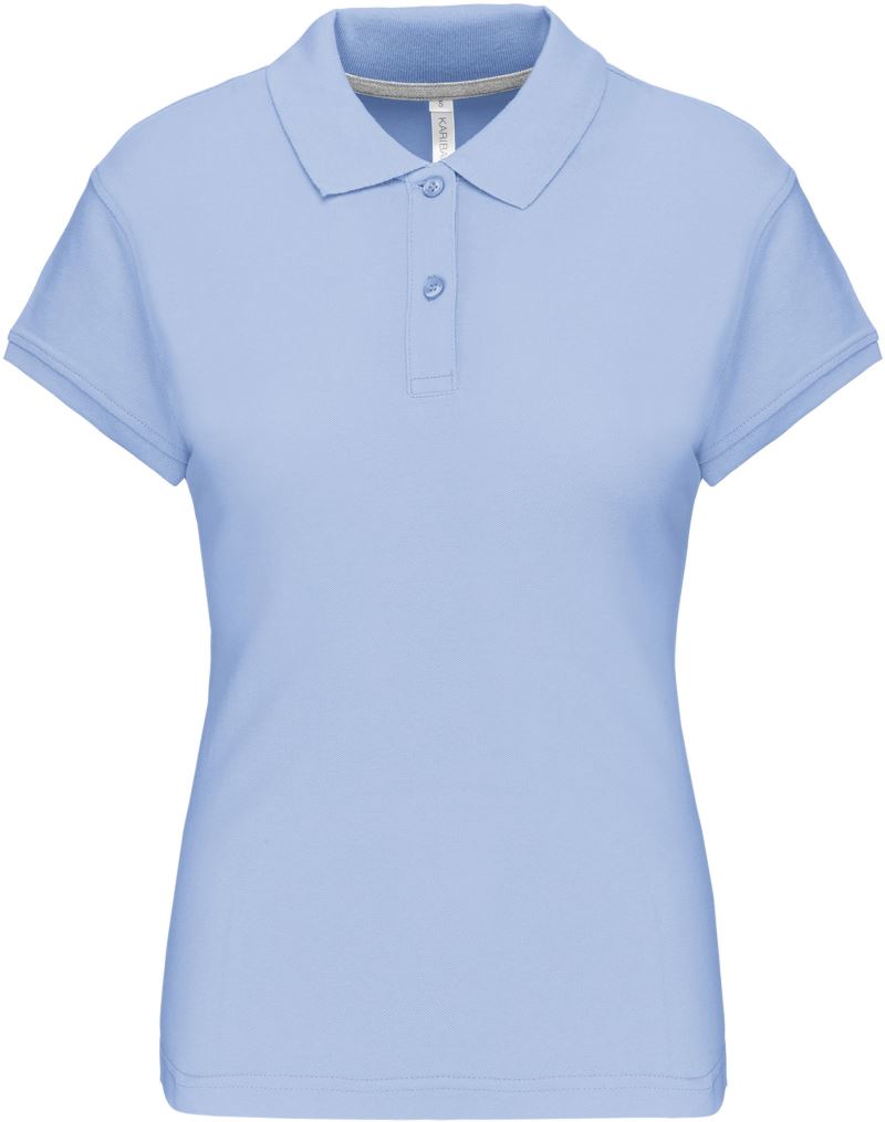 Dámské piqué polo - sky blue