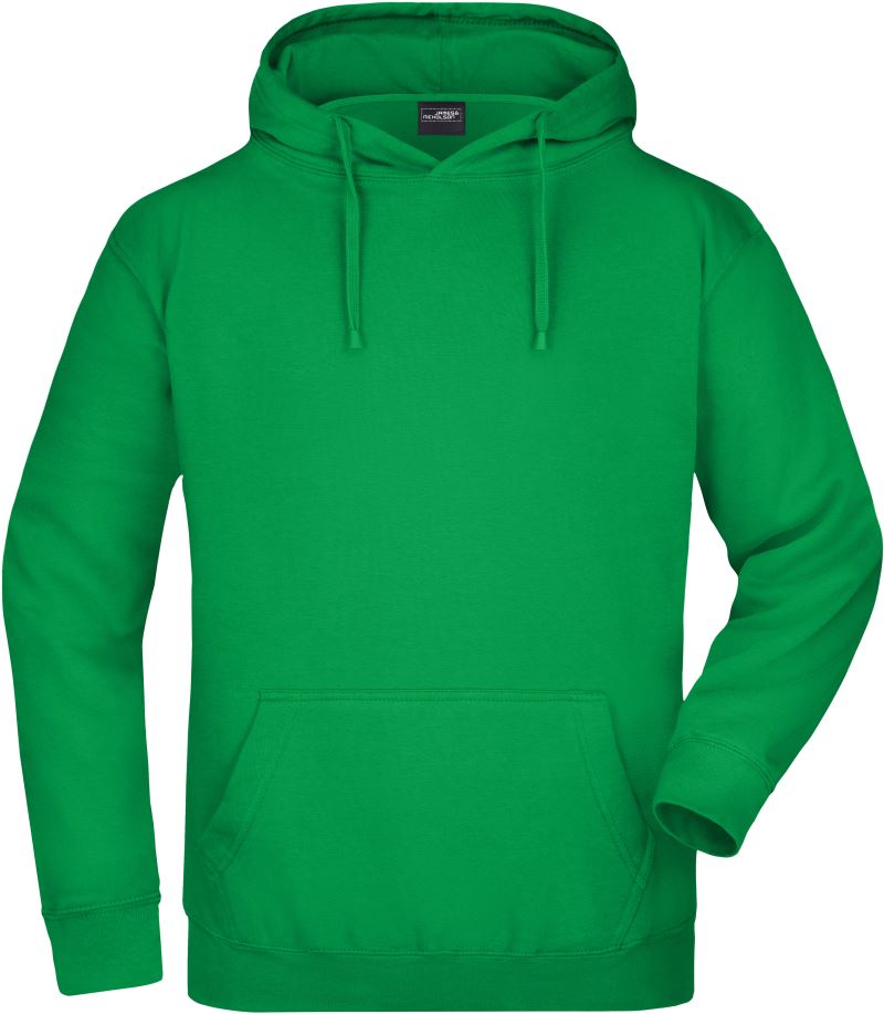 Levně Mikina s kapucí - fern green