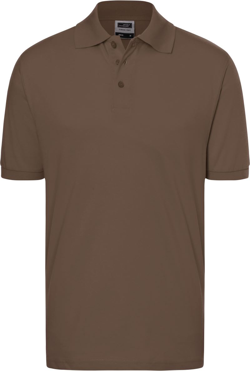 Levně Piqué polo - brown
