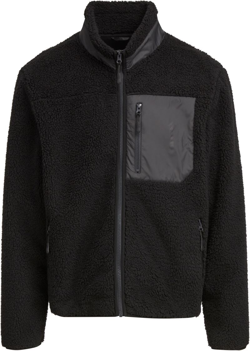 Levně Unisex fleecová bunda "Bonded Sherpa" - black