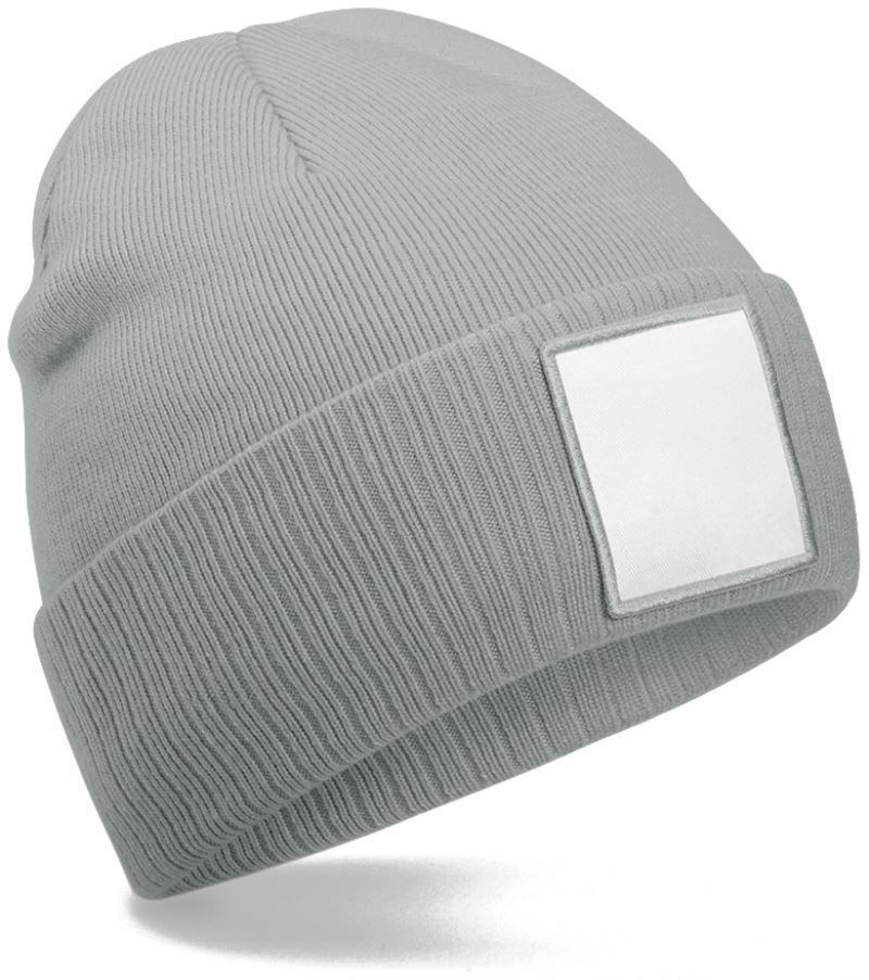 Levně Čepice Patch - ash/white