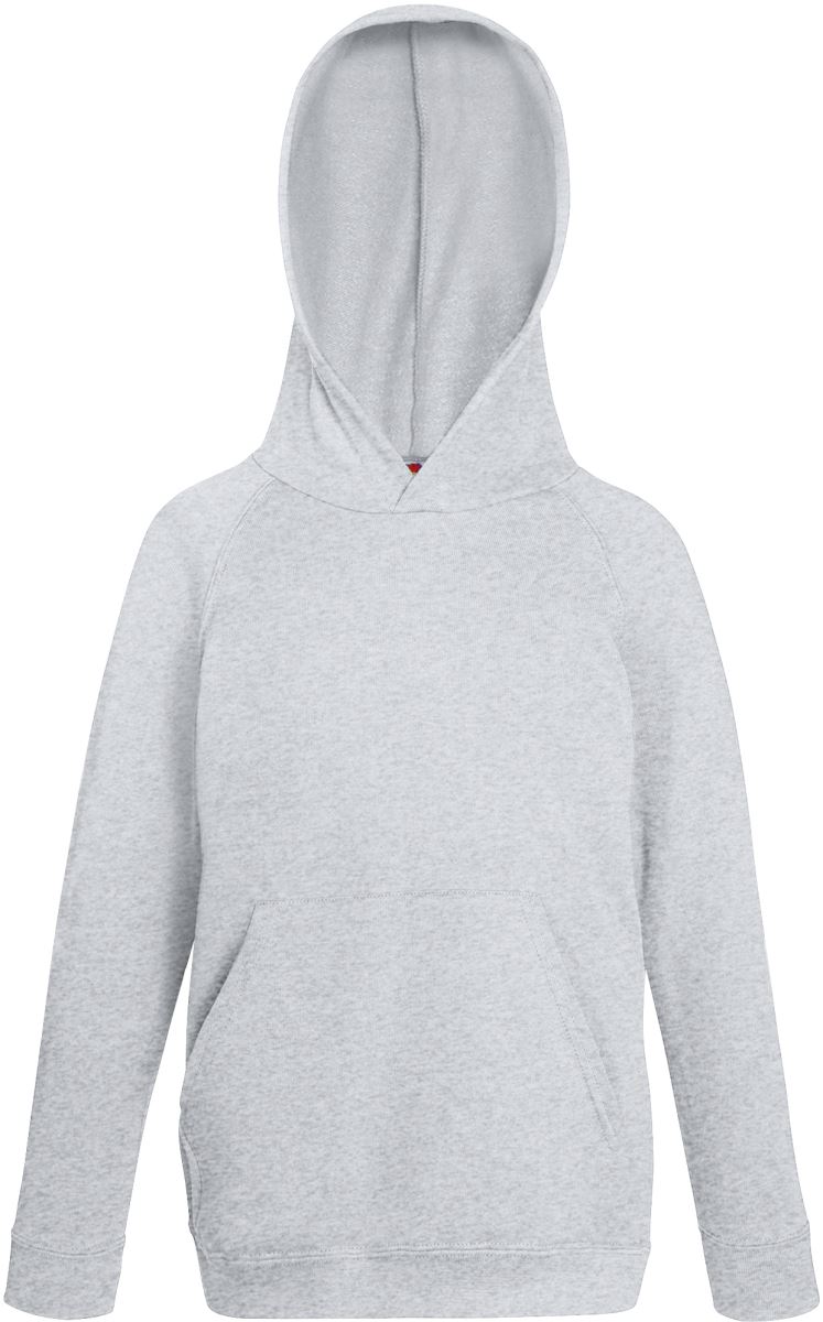 Dětská mikina s kapucí - heather grey