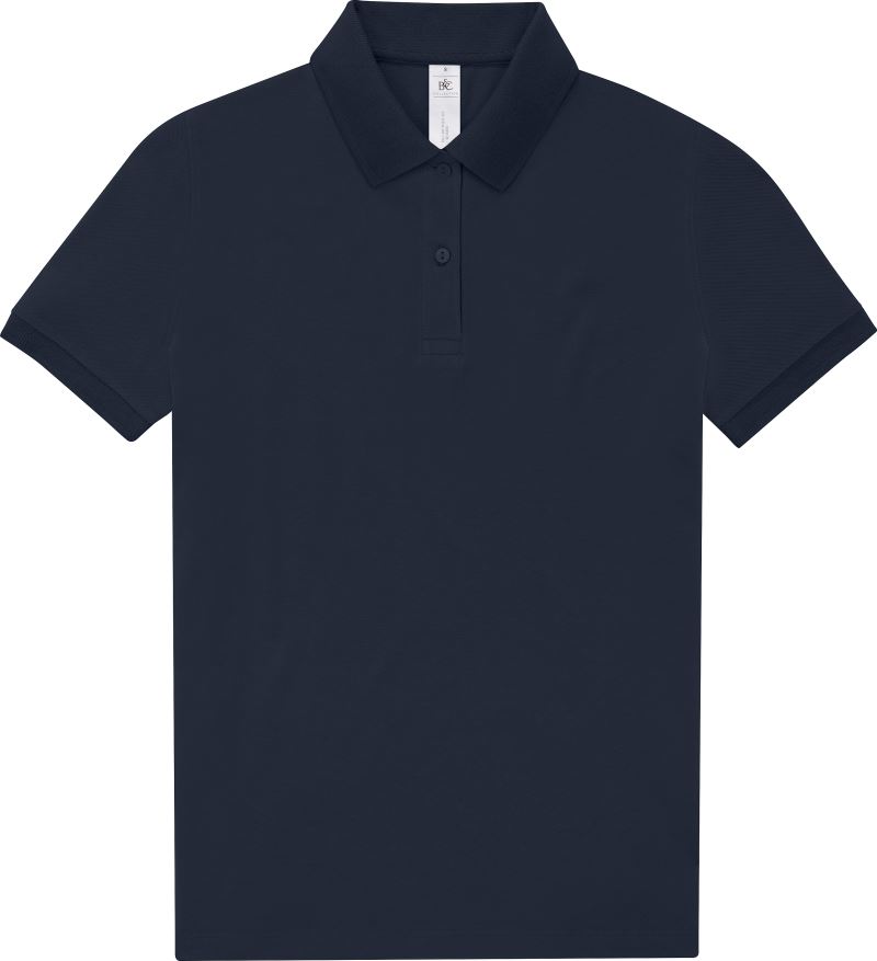Dámské piqué polo z těžké bavlny - navy